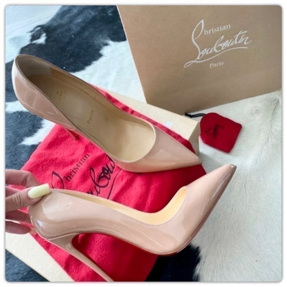 Christian Loubutin 120mm EU 38, US 8 Red Bottoms - Picture 1 of 11